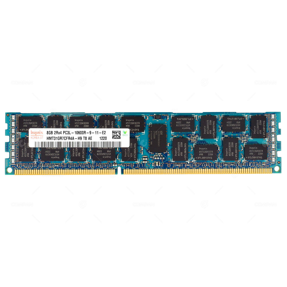 HMT31GR7CFR4A-H9 HYNIX DDR3 8GB 2RX4 PC3L-10600R 1333MHZ RDIMM CAS 9-9-9